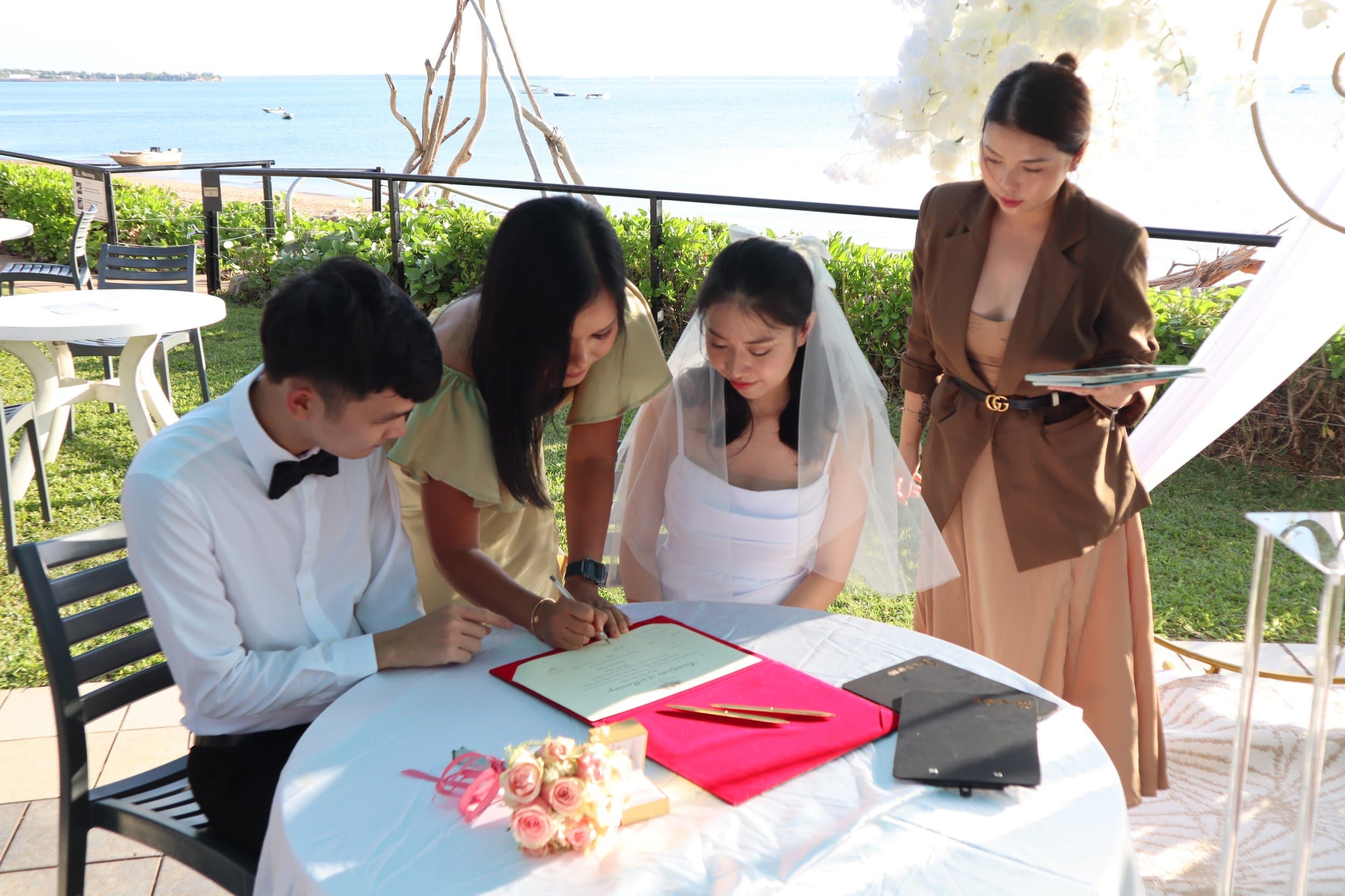 Celebrant for Nina & Huan