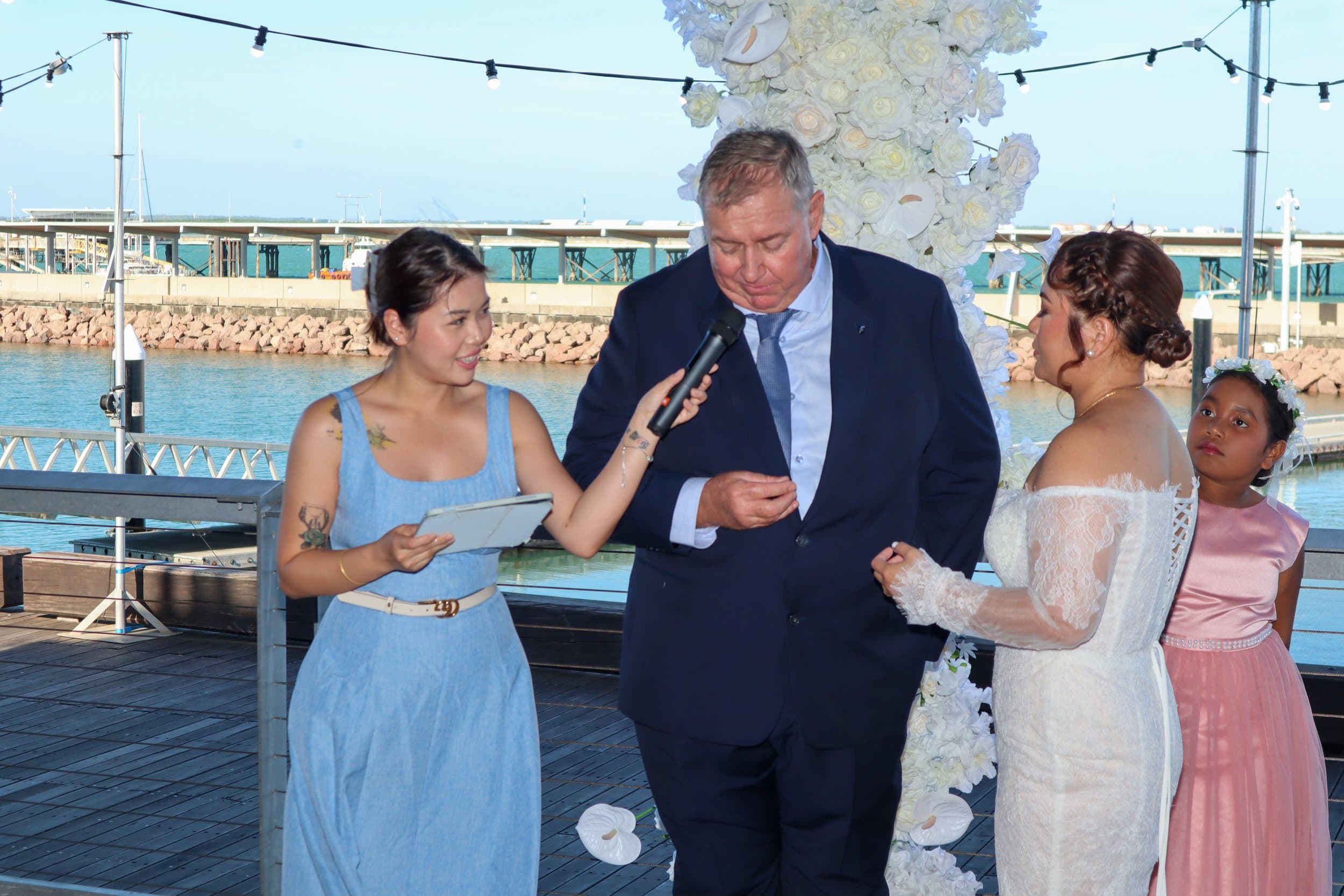 Celebrant for Dafhney & Tim